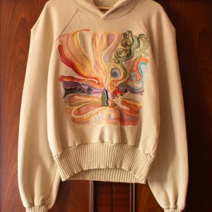 House Of Errors Multi Cream Hoodie