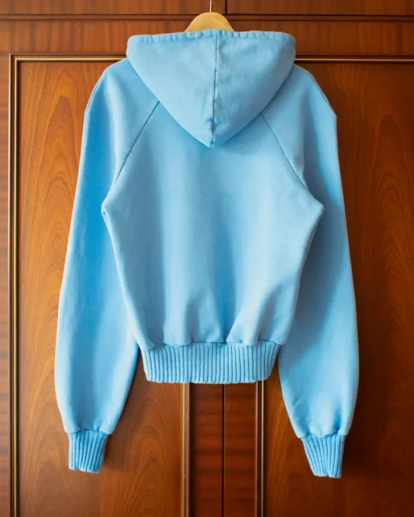 House Of Errors Zip Up Blue Hoodie