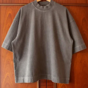 SPINAL CORD HEAVYWEIGHT TEE IN SABLE